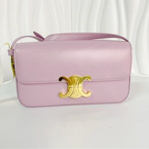 Celine Triomphe Ava Bag Shoulder Bag Women Purple
